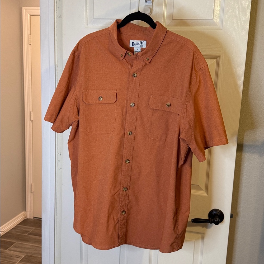 Duluth Trading Co Men's Breezeshooter Relaxed Fit Shirt Clay